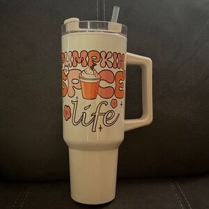 NWOT Pumpkin Spice Life Tumbler 40oz